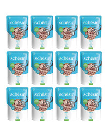 SCHESIR Tuniak v želé pre mačky 12x85 g