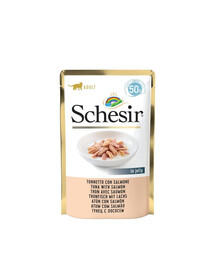SCHESIR Tuniak s lososom 12x50g