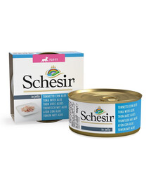 SCHESIR Tuniak s aloe pre šteniatka 6x150g