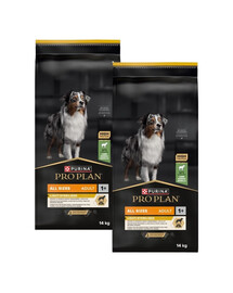 PURINA PRO PLAN Adult Light/Sterilised Rich in Lamb 2x14 kg suché krmivo pre sterilizované psy
