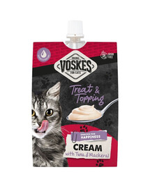 VOSKES Cream with Tuna and Mackerel 90 g krém s tuniakom a makrelou pre mačky