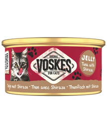 VOSKES Jelly Tuna with Shirasu 85 g tuňák so sardelou v želé, doplnková strava pre mačky