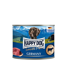 HAPPY DOG Sensible Pure Germany Beef 200 g mokré krmivo pre psov