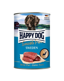 HAPPY DOG Sensible Pure jelenina 400 g mokré krmivo pre psov