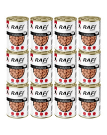 RAFI Classic hovädzie v omáčke 12x1240 g mokré krmivo pre psov všetkých plemien