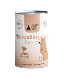 PEPE Vet Hypoallergenic Horse 400 g podpora pri alergiách a potravinových intoleranciách u psov