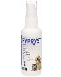 spray na pchły, kleszcze dla psów i kotów 2,5 mg/ml 100 ml