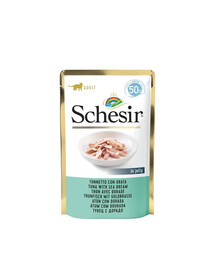 SCHESIR Tuniak s morskou pražmou 12x50 g