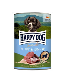HAPPY DOG Sensible Puppy Junior Lamb & Rice 400g mokré krmivo pre šteniatka a mladé psy