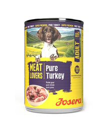 JOSERA Meat Lovers Pure Turkey 400 g morčacie, krmivo pre psov