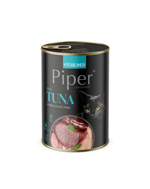 PIPER Animals Sterilised Tuna 6x400 g s tuniakom, mokré krmivo pre sterilizované mačky