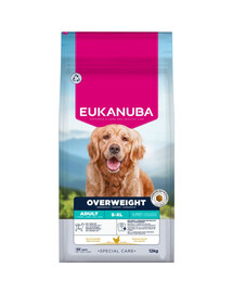 EUKANUBA Special Care Adult Dogs Overweight 12 kg krmivo pre dospelé psy s nadváhou