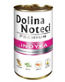 DOLINA NOTECI Prémiové krmivo s morčacím mäsom 12x400g