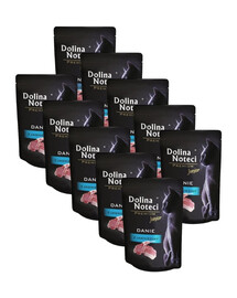 DOLINA NOTECI Premium Junior jahňacie mäso 10x85 g krmivo pre mačiatka