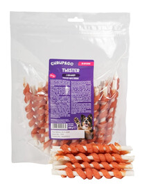 CHRUP&GO Twister s králikom 500 g pochúťka pre psa