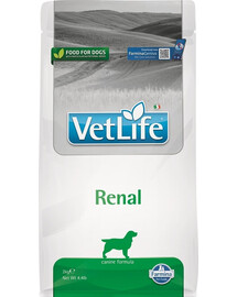 FARMINA Vet Life Renal Dog 2 kg krmivo pre psov s ochorením obličiek + FARMINA Vet Life Dental Treat Renal Medium/Maxi 100 g (7 ks) ZADARMO!