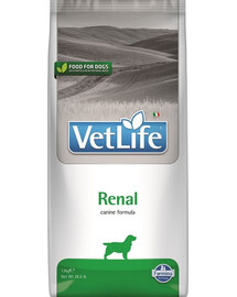 FARMINA Vet Life Renal Dog 12 kg krmivo pre psov s ochorením obličiek + 3 x FARMINA Vet Life Dental Treat Renal Mini 60 g (7 ks) ZADARMO!