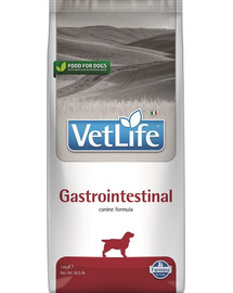 FARMINA Vet Life Gastrointestinal Dog 12 kg krmivo pre psov s tráviacimi problémami + 3 x FARMINA Vet Life Dental Treat Gastrointestinal Mini 60 g (7 ks) ZADARMO!
