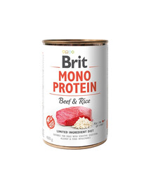 BRIT Mono Protein Beef & Rice 400 g monoproteínové krmivo hovädzie s ryžou