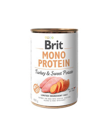 BRIT Mono Protein Turkey & Sweet Potato 400 g monoproteínové krmivo morčacie s batátmi