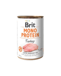 BRIT Mono Protein Turkey 400 g monoproteínové krmivo morčacie