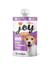 CALIBRA Joy Dog Yummy Duck and Chicken Treat 100 g kurča a kačica, mäsová pasta pre psov