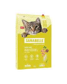 SANABELLE Classic Adult with Poultry 10 kg krmivo s hydinovým mäsom pre dospelé mačky