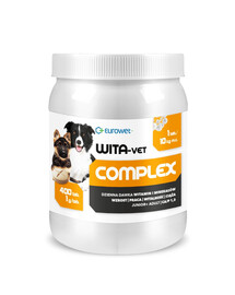 EUROWET Wita-Vet Complex 1G 400 tab. vitamíny a minerály pre psa