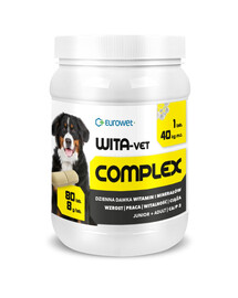 EUROWET Wita-Vet Complex 8G 80 tab. vitamíny a minerály pre psov