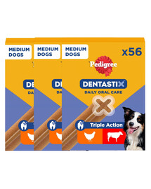 PEDIGREE DentaStix (średnie rasy) przysmak dentystyczny dla psów  24 x180 g