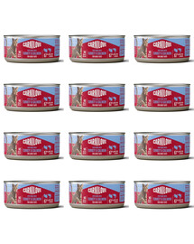 CARNILOVE Cat Can Paté Turkey and Salmon 12x100 g s morčacím mäsom a lososom, paštéta pre mačky