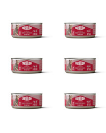 CARNILOVE Cat Can Paté Turkey and Reindeer 6x100 g s morčacím a sobím mäsom, paštéta pre mačky