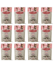 CARNILOVE Freeze-Dried Snack Cat Turkey 12x40 g s morčacím mäsom, lyofilizované maškrty pre mačky