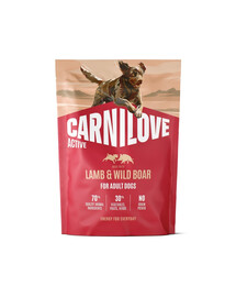 CARNILOVE Active Dog Lamb and Wild Boar Adult 1,5 kg jahňacina a diviak, pre dospelých psov