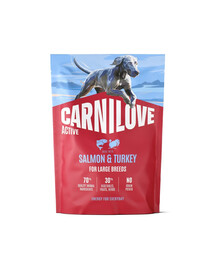 CARNILOVE Active Dog Salmon & Turkey Adult Large Breeds 1,5 kg losos a morčacie, pre dospelých psov veľkých plemien