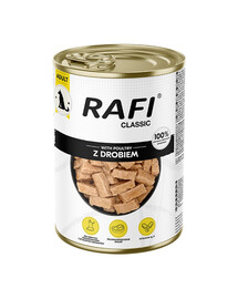 RAFI Classic Hydina v omáčke 1240 g krmivo pre psov všetkých plemien