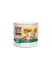 RAW PALEO Olympic Duck Mini 90g kačka, hypoalergénna monoproteínová maškrta na tréning pre psov