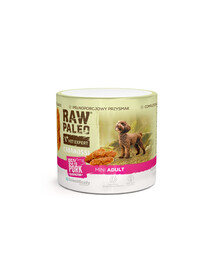 RAW PALEO Cabanossi Pork Mini 100g bravčové, polomokré kompletné krmivo vo forme klobások pre psov