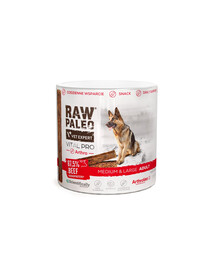 RAW PALEO Vital Pro Arthro Beef Medium Large 100g monoproteinový funkčný pamlsek na kĺby pre psov