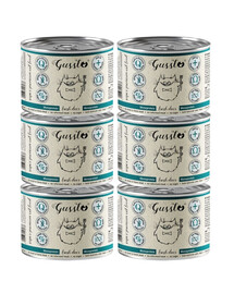 GUSSTO Fresh Deer 6x200 g čerstvý jeleň, monoproteínové krmivo pre mačky