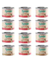 KATIDO Hovädzie 12x200g krmivo pre mačky