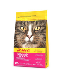 JOSERA Indoor Cat 400 g bezobilné krmivo pre domáce mačky