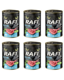 RAFI Cat Adult s jahňacím mäsom 6x400 g krmivo pre sterilizované mačky