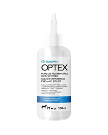 EUROWET Optex 100 ml roztok na umývanie očí a viečok pre psov a mačky