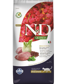 N&D CAT QUINOA DIGESTION LAMB & FENNEL 5 kg