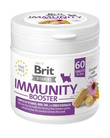 Vitamins Immunity Booster 120g (60tabl.) preparat dla psów wspierający naturalną odporność