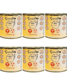 GUSSTO Cat Urinary 6x200 g krmivo pre mačky s urolitiázou