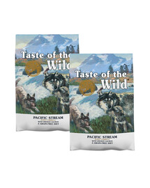 TASTE OF THE WILD Pacific Stream Puppy 2x5,6 kg s údeným lososom