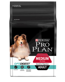 PURINA Pro Plan Medium Adult Sensitive Digestion OptiDigest Jagnięcina 3 kg