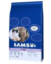 IAMS ProActive Health Adult & Mature & Senior Multi-Cat Households with Salmon & Chicken 15 kg